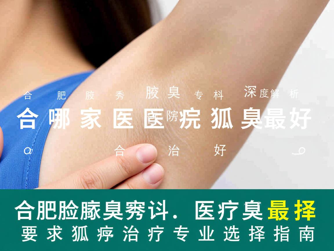 合肥腋秀腋臭专科，深度解析合肥哪家医院治疗狐臭最好，合肥狐臭治疗专业选择指南