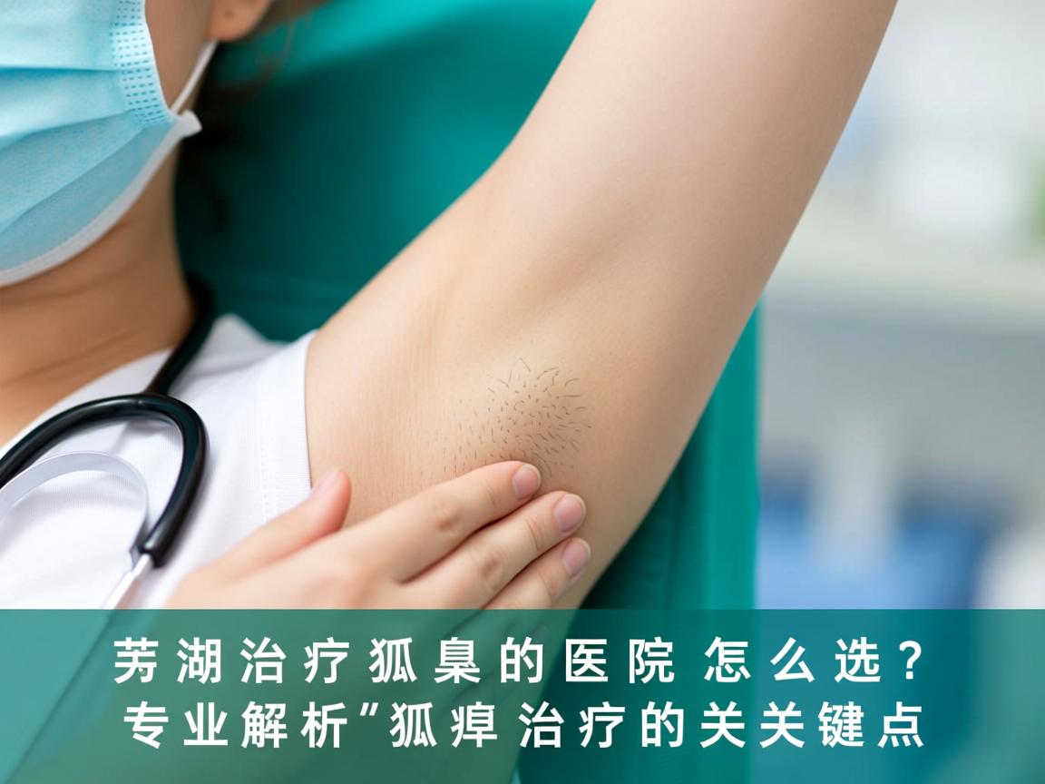 芜湖治疗狐臭的医院怎么选？专业解析狐臭治疗的关键点