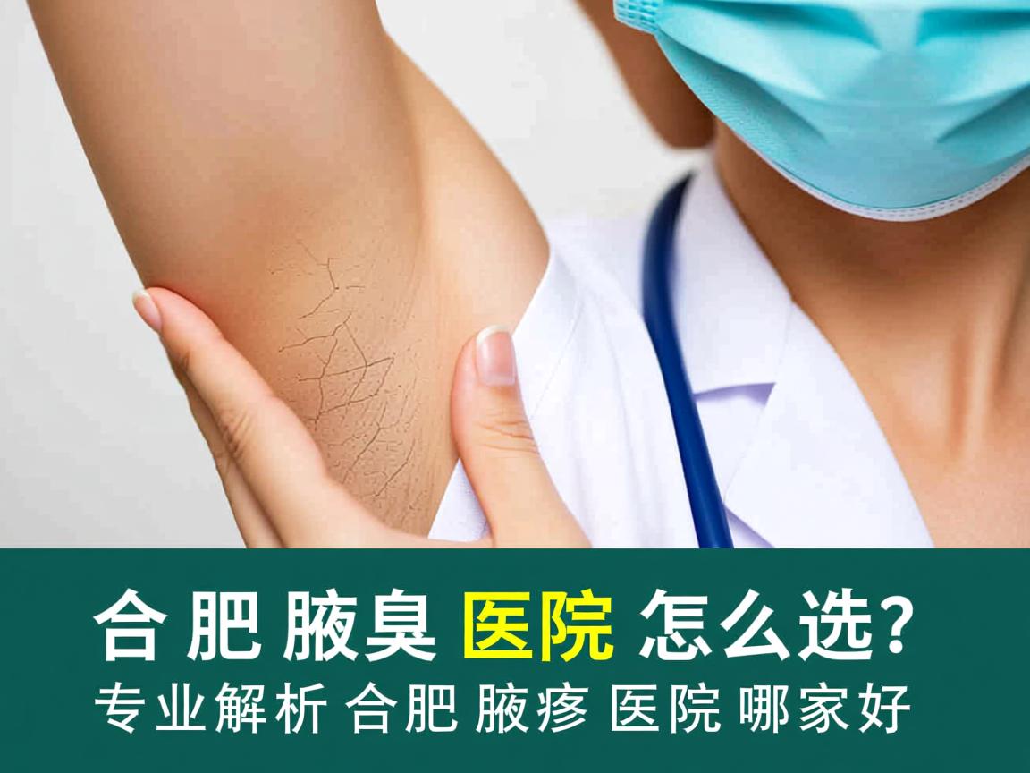 合肥腋臭医院怎么选？专业解析合肥腋臭医院哪家好