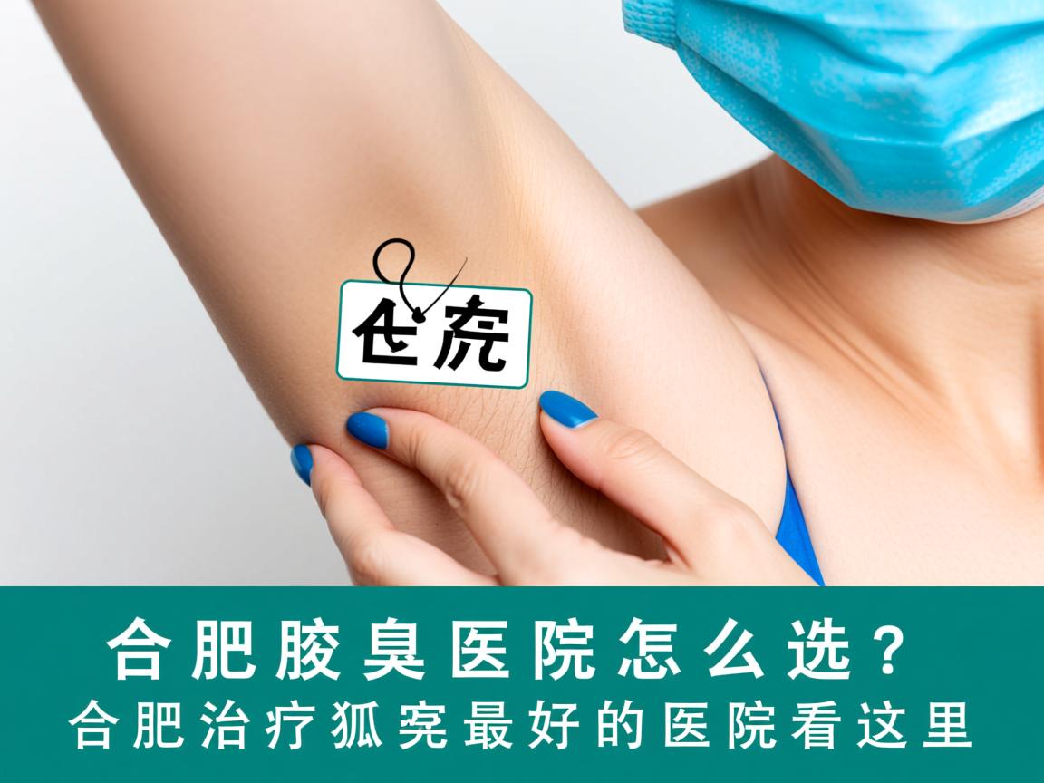合肥腋臭医院怎么选？合肥治疗狐臭最好的医院看这里