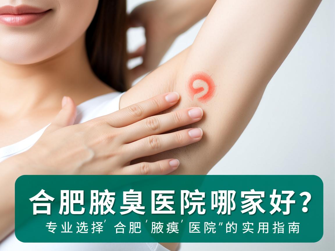 合肥腋臭医院哪家好？专业选择合肥腋臭医院的实用指南