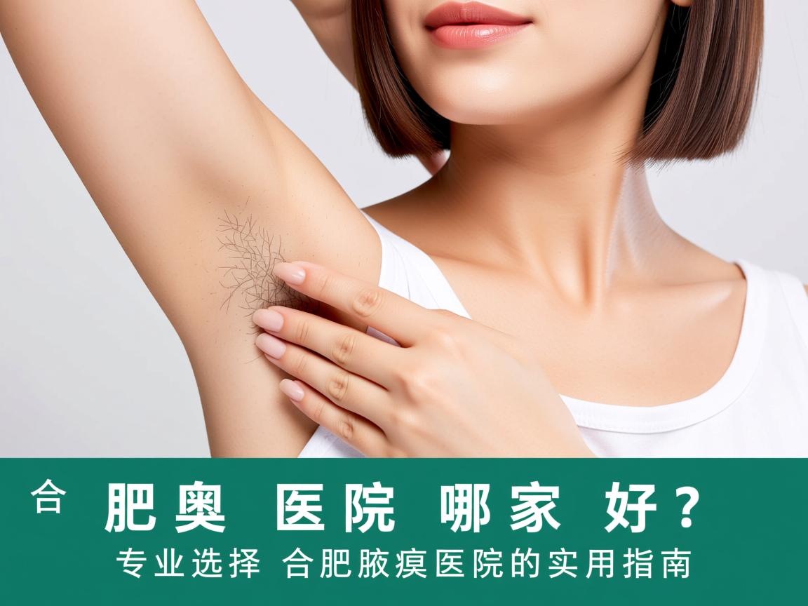 合肥腋臭医院哪家好？专业选择合肥腋臭医院的实用指南