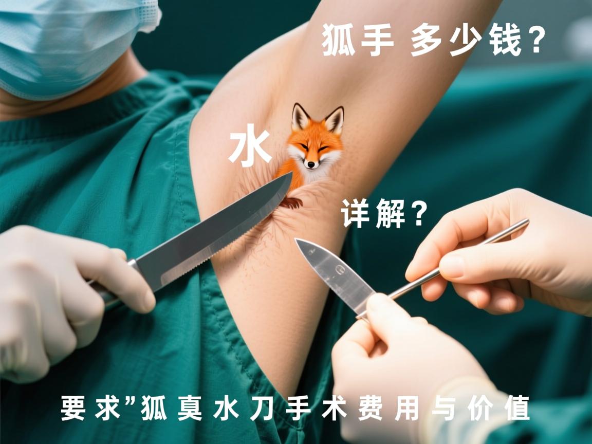 狐臭水刀手术多少钱?详解狐臭水刀手术费用与价值 狐臭水刀手术多少钱?详解狐臭水刀手术费用与价值