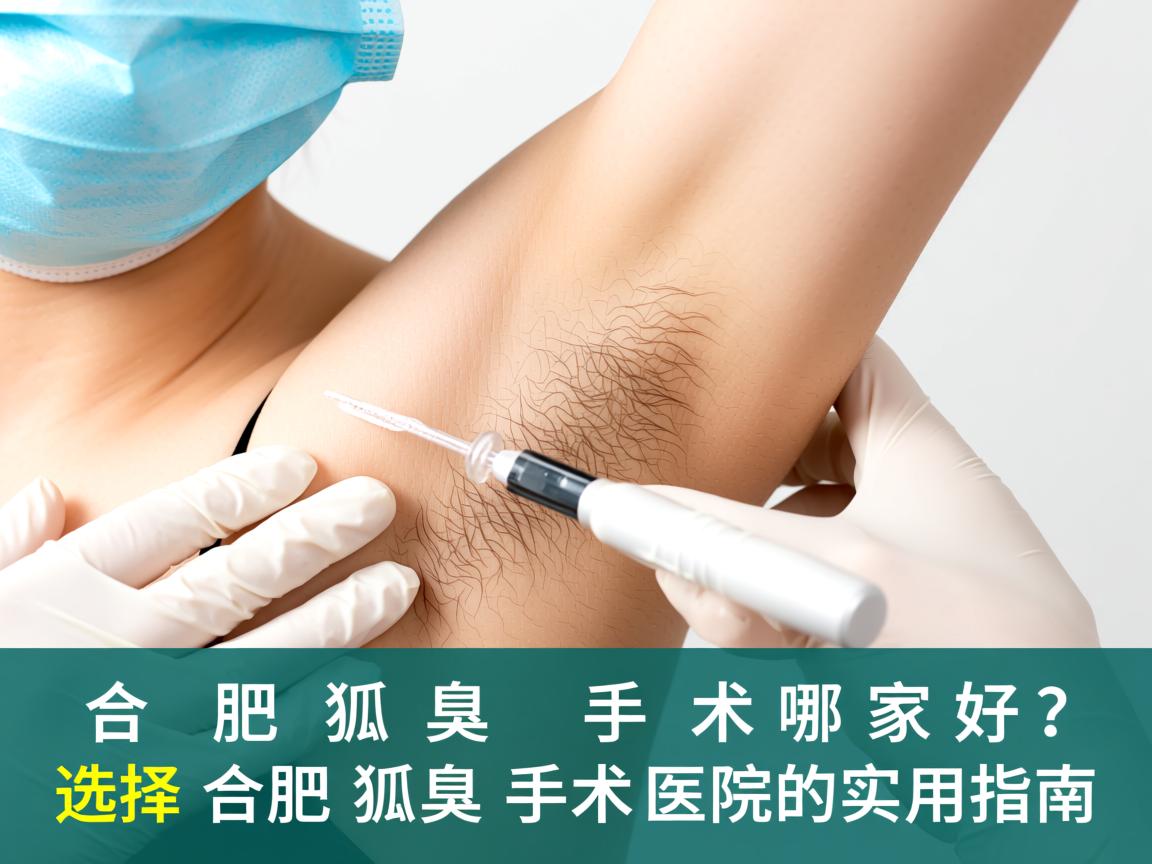 合肥狐臭手术哪家好?选择合肥狐臭手术医院的实用指南 合肥狐臭手术哪家好?选择合肥狐臭手术医院的实用指南