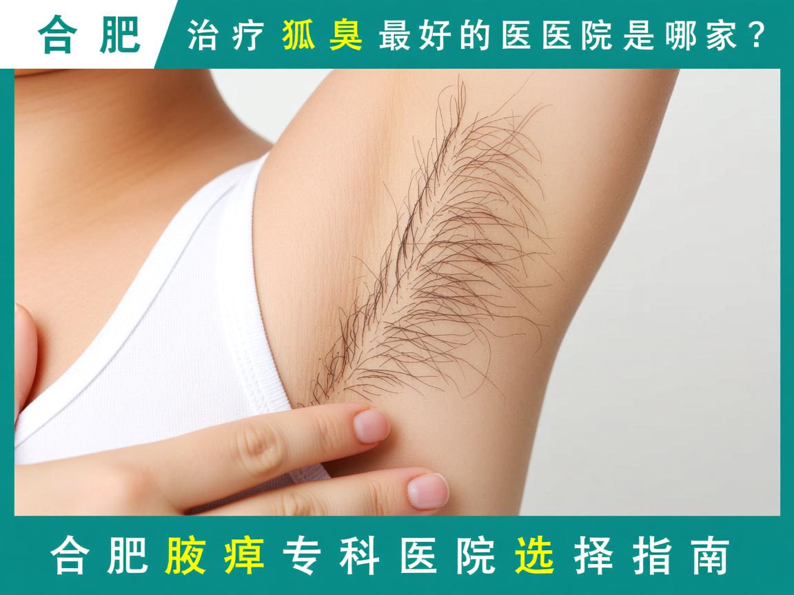 合肥治疗狐臭最好的医院是哪家？合肥腋臭专科医院选择指南