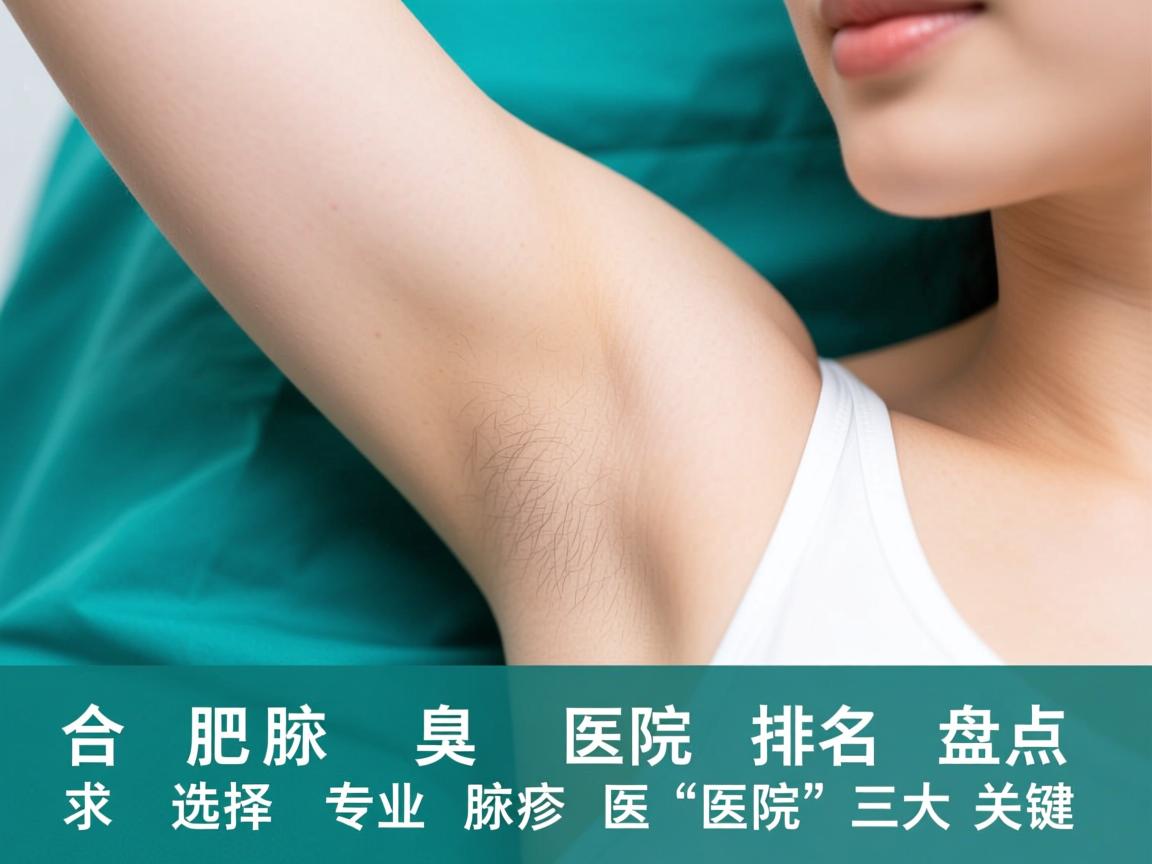 合肥腋臭医院排名盘点,选择专业腋臭医院的三大关键 合肥腋臭医院排名盘点,选择专业腋臭医院的三大关键