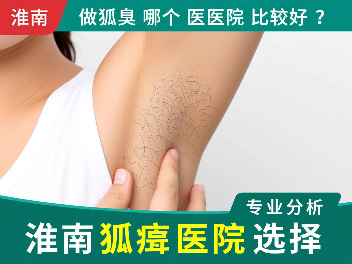 淮南做狐臭哪个医院比较好？专业分析淮南狐臭医院选择
