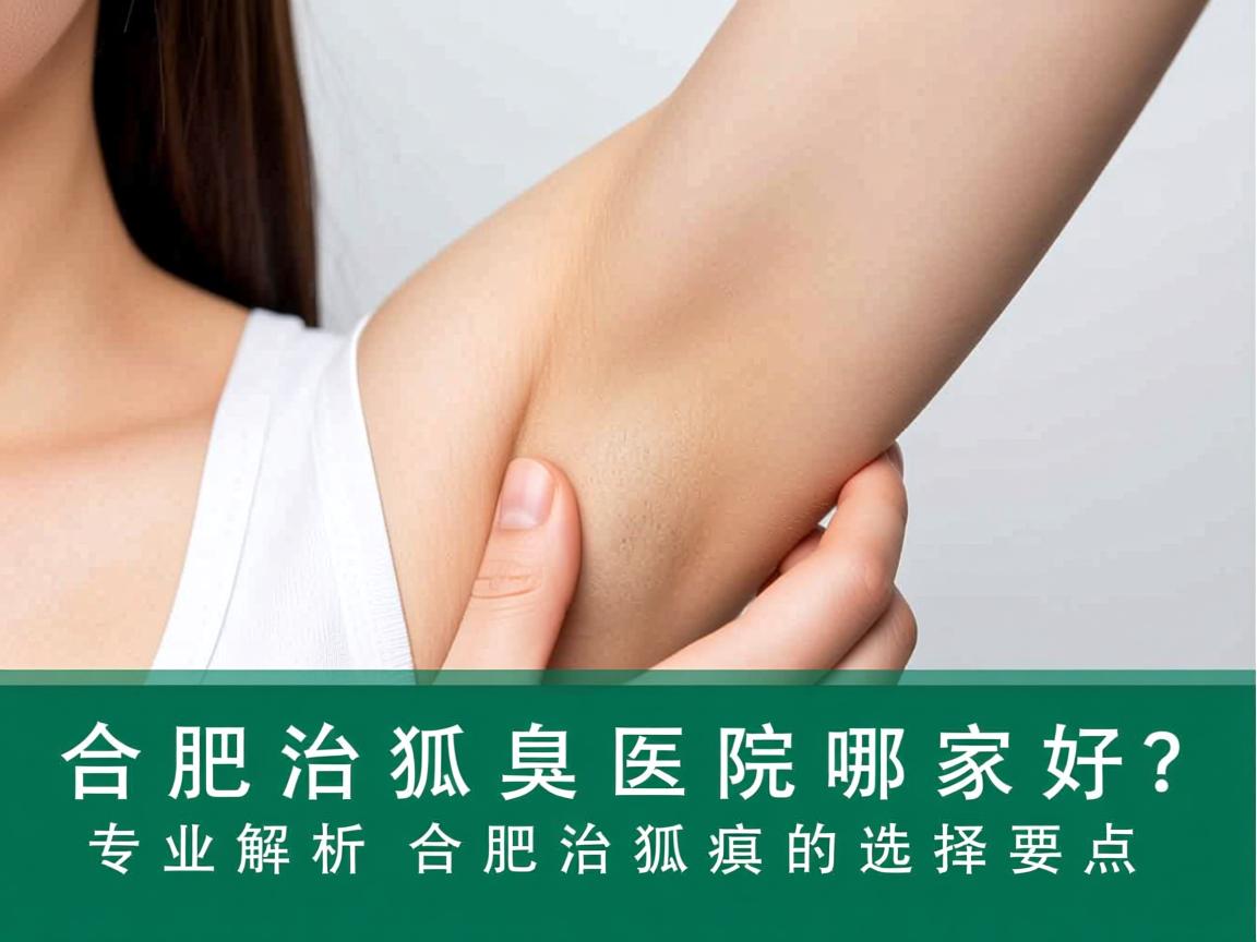 合肥治狐臭医院哪家好？专业解析合肥治狐臭的选择要点