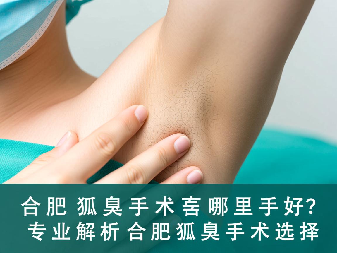 合肥狐臭手术哪里好？专业解析合肥狐臭手术选择