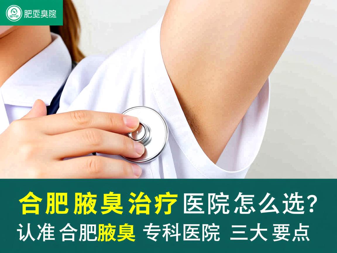 合肥腋臭治疗医院怎么选?认准合肥腋臭专科医院三大要点 合肥腋臭治疗医院怎么选?认准合肥腋臭专科医院三大要点