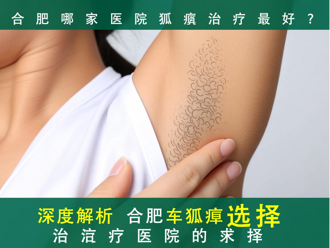 合肥哪家医院狐臭治疗最好？深度解析合肥狐臭治疗医院的选择