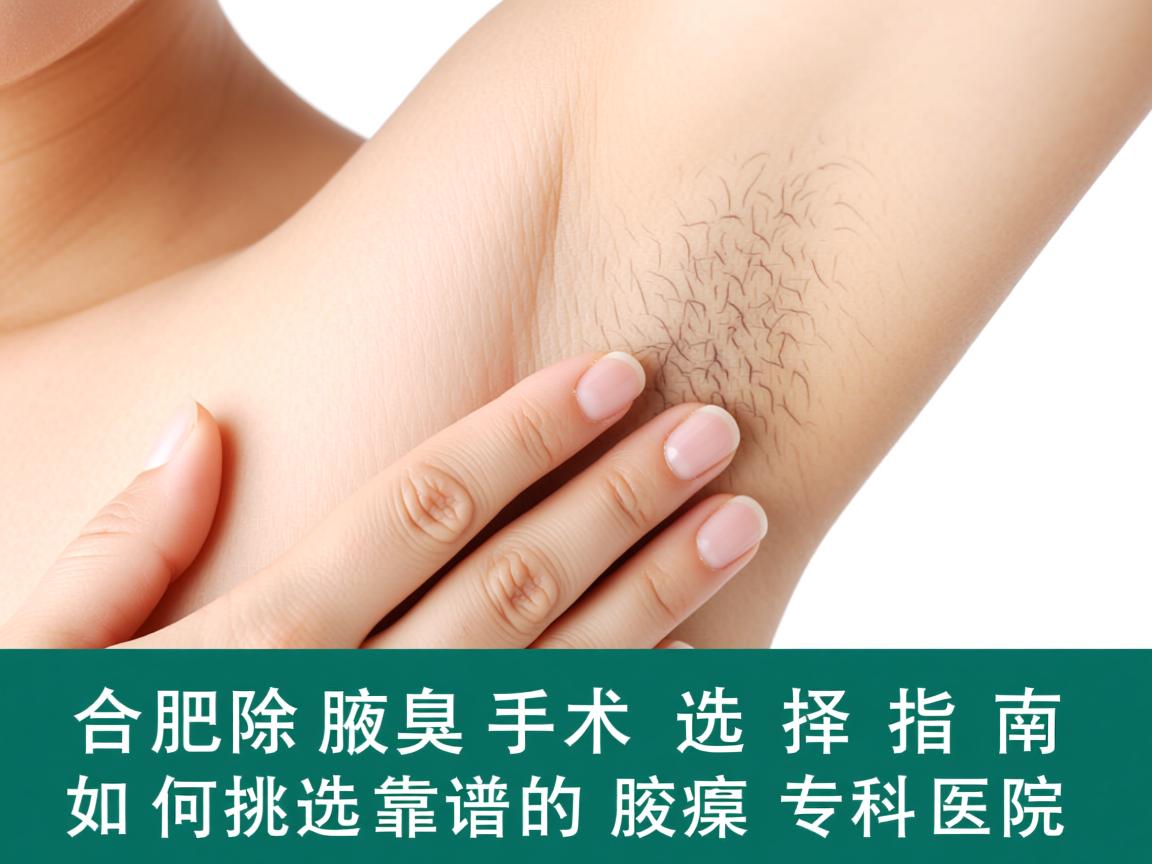 合肥除腋臭手术选择指南,如何挑选靠谱的腋臭专科医院 合肥除腋臭手术选择指南,如何挑选靠谱的腋臭专科医院