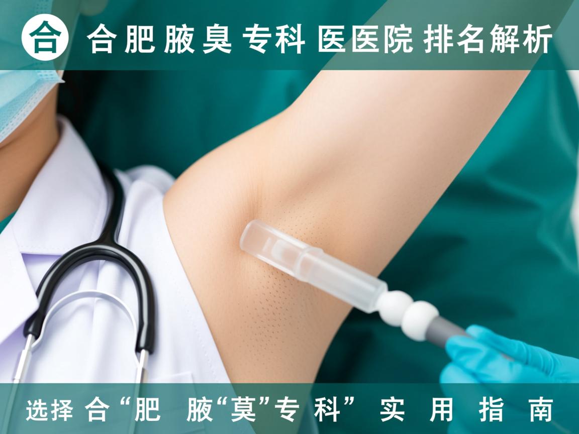 合肥腋臭专科医院排名解析,选择合肥腋臭专科的实用指南 合肥腋臭专科医院排名解析,选择合肥腋臭专科的实用指南