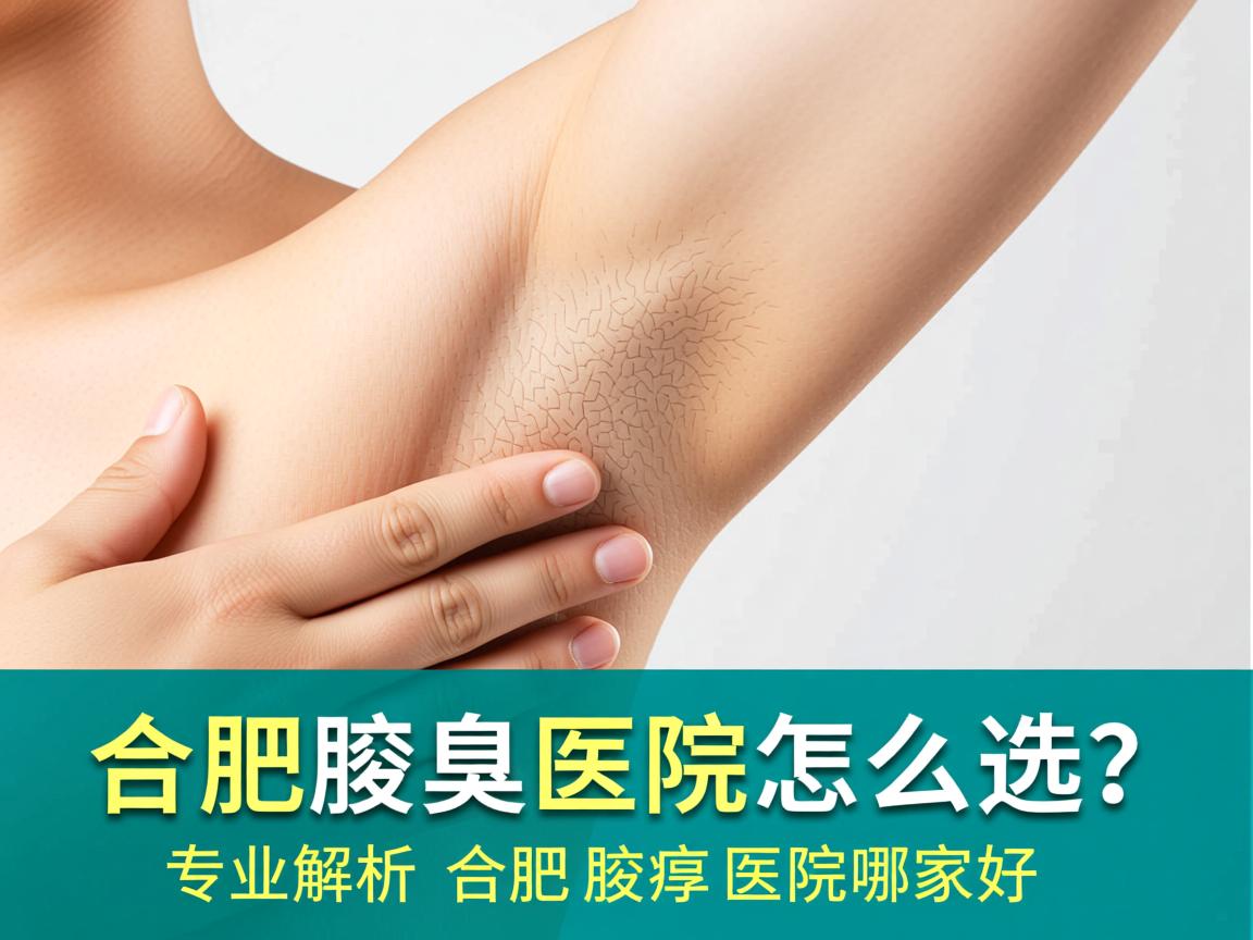 合肥腋臭医院怎么选？专业解析合肥腋臭医院哪家好