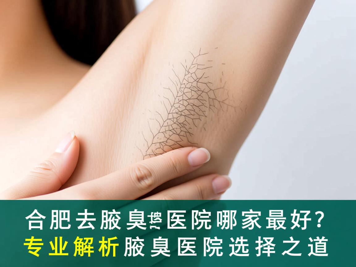 合肥去腋臭医院哪家最好？专业解析合肥腋臭医院选择之道