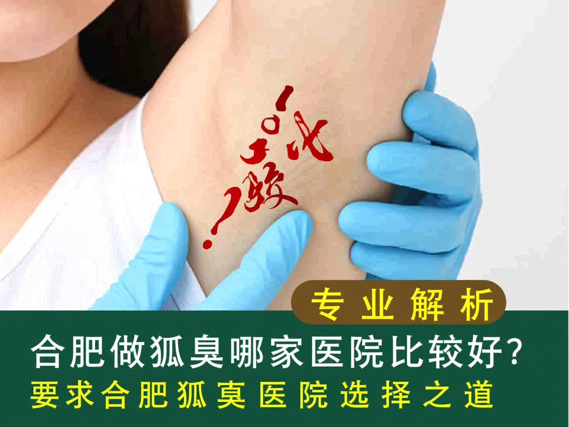 合肥做狐臭哪家医院比较好?专业解析合肥狐臭医院选择之道 合肥做狐臭哪家医院比较好?专业解析合肥狐臭医院选择之道