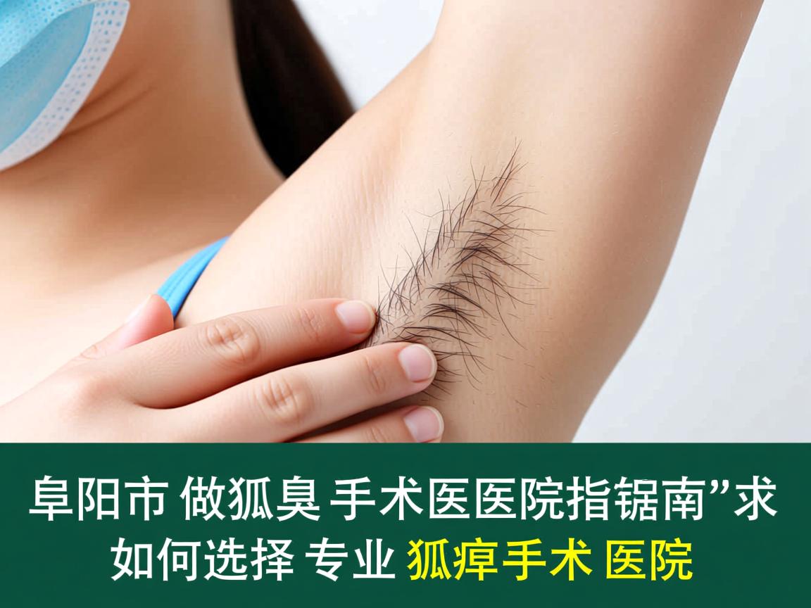 阜阳市做狐臭手术医院指南，如何选择专业狐臭手术医院