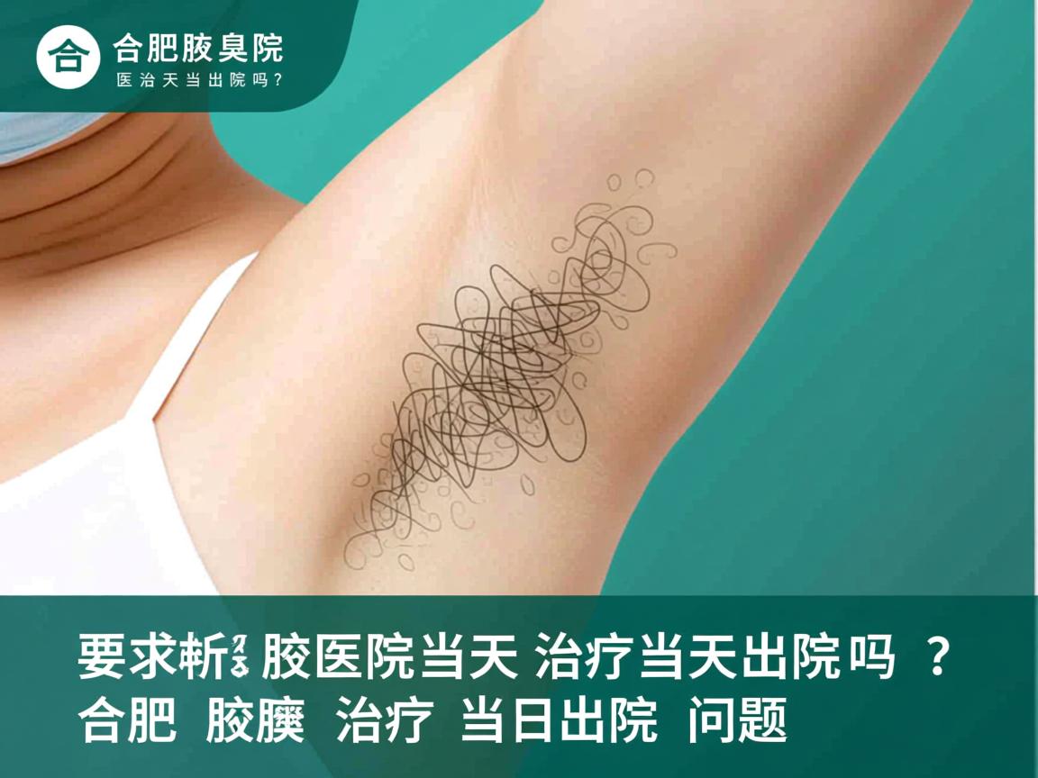 合肥腋臭医院当天治疗当天出院吗?解析合肥腋臭治疗的当日出院问题 合肥腋臭医院当天治疗当天出院吗?解析合肥腋臭治疗的当日出院问题