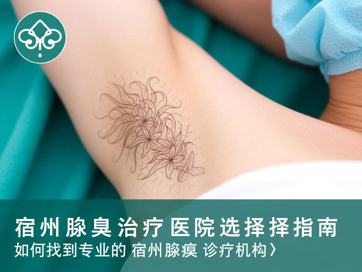 宿州腋臭治疗医院选择指南，如何找到专业的宿州腋臭诊疗机构