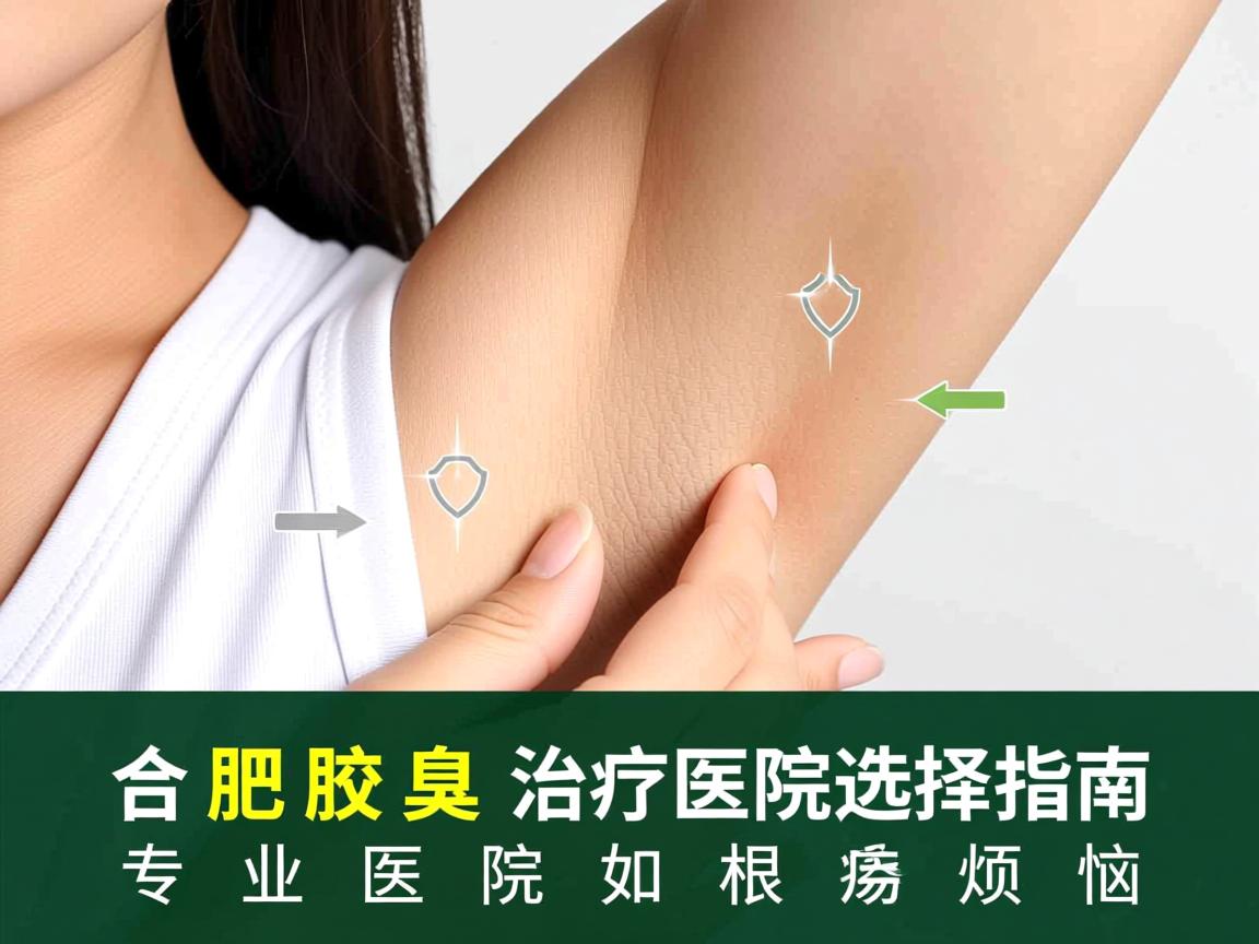 合肥腋臭治疗医院选择指南，专业医院如何根治腋臭烦恼
