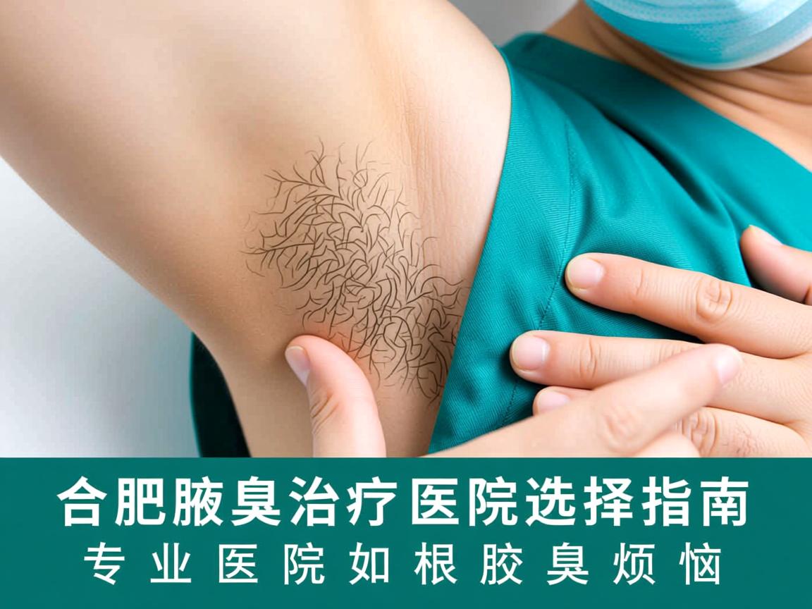 合肥腋臭治疗医院选择指南，专业医院如何根治腋臭烦恼