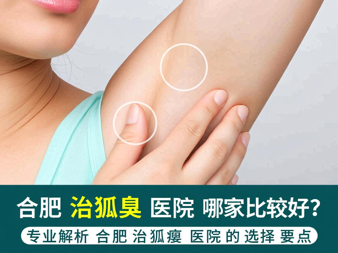 合肥治狐臭医院哪家比较好？专业解析合肥治狐臭医院的选择要点