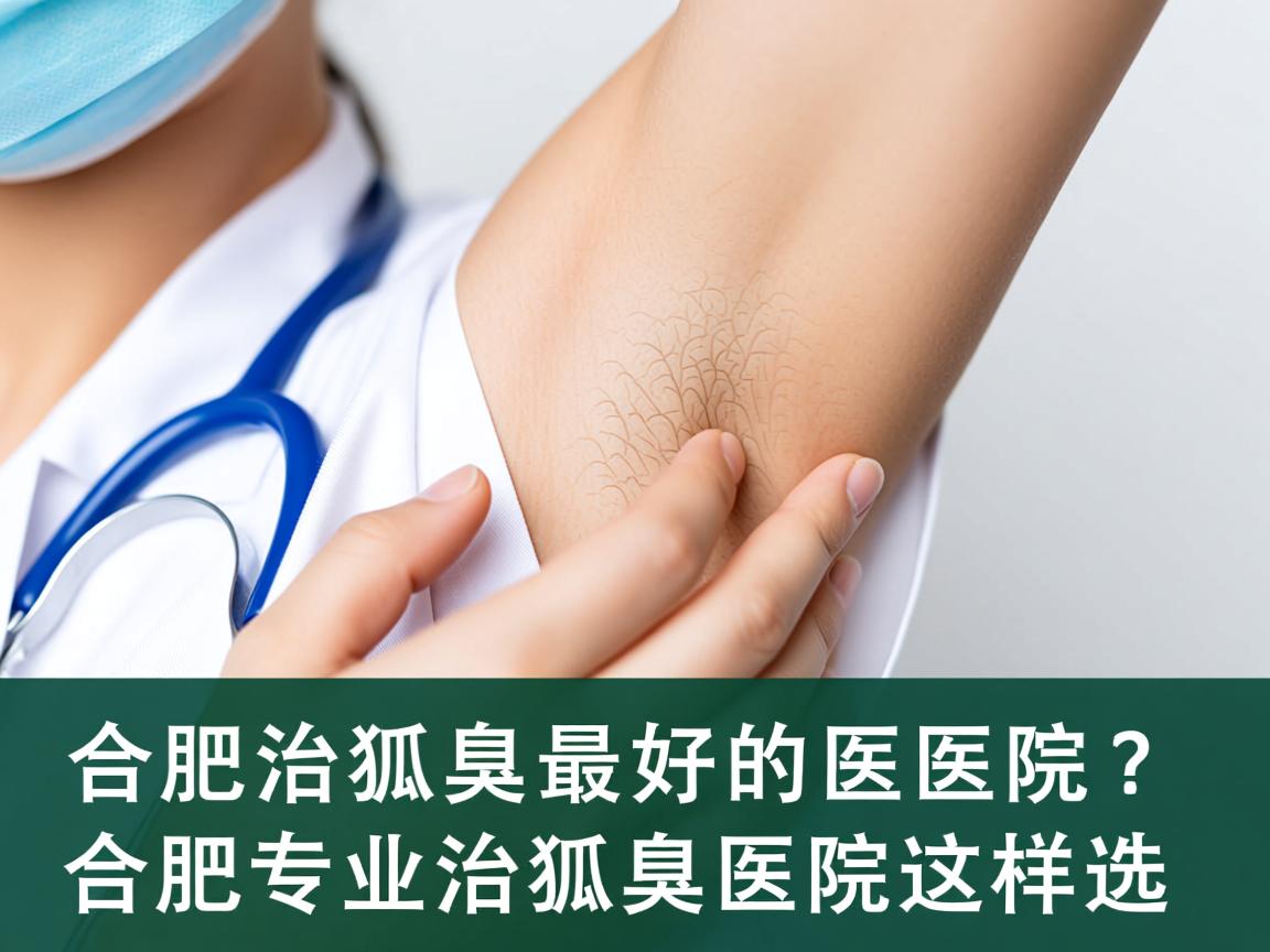 合肥治狐臭最好的医院？合肥专业治狐臭医院这样选