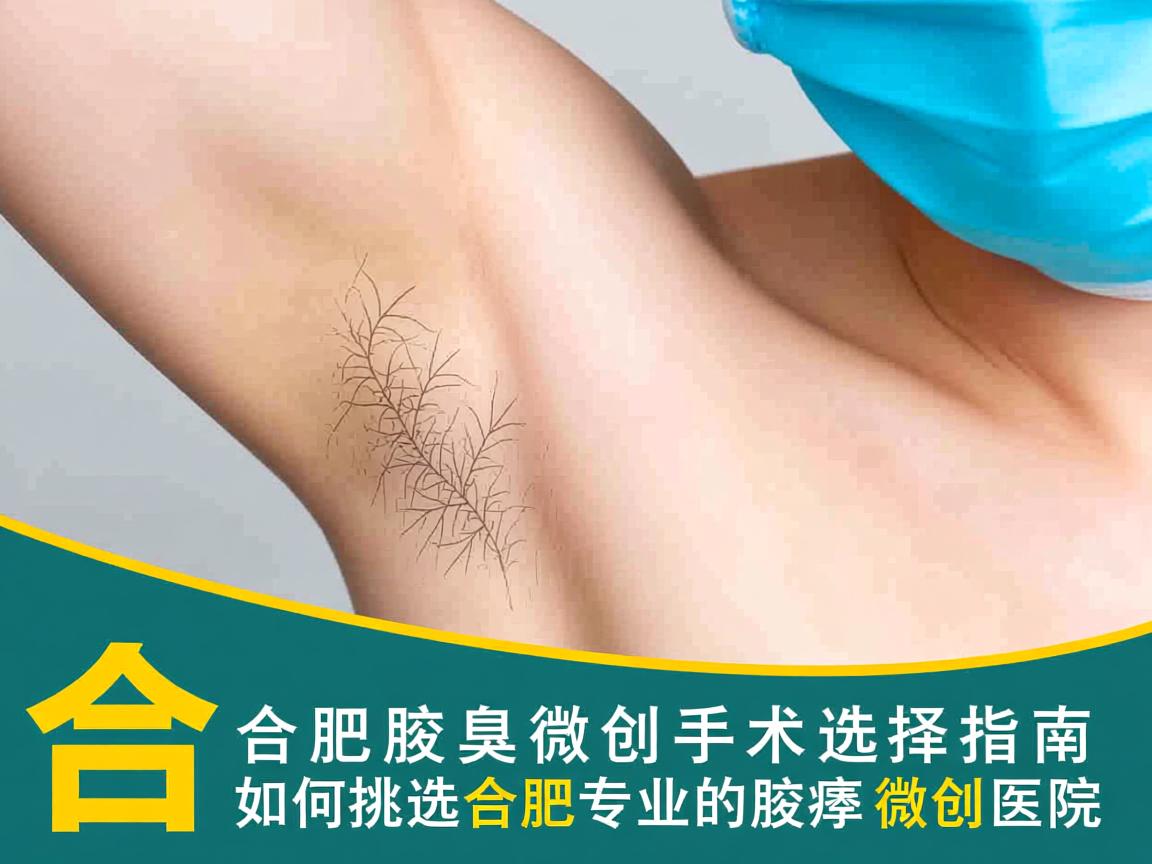 合肥腋臭微创手术选择指南，如何挑选合肥专业的腋臭微创医院