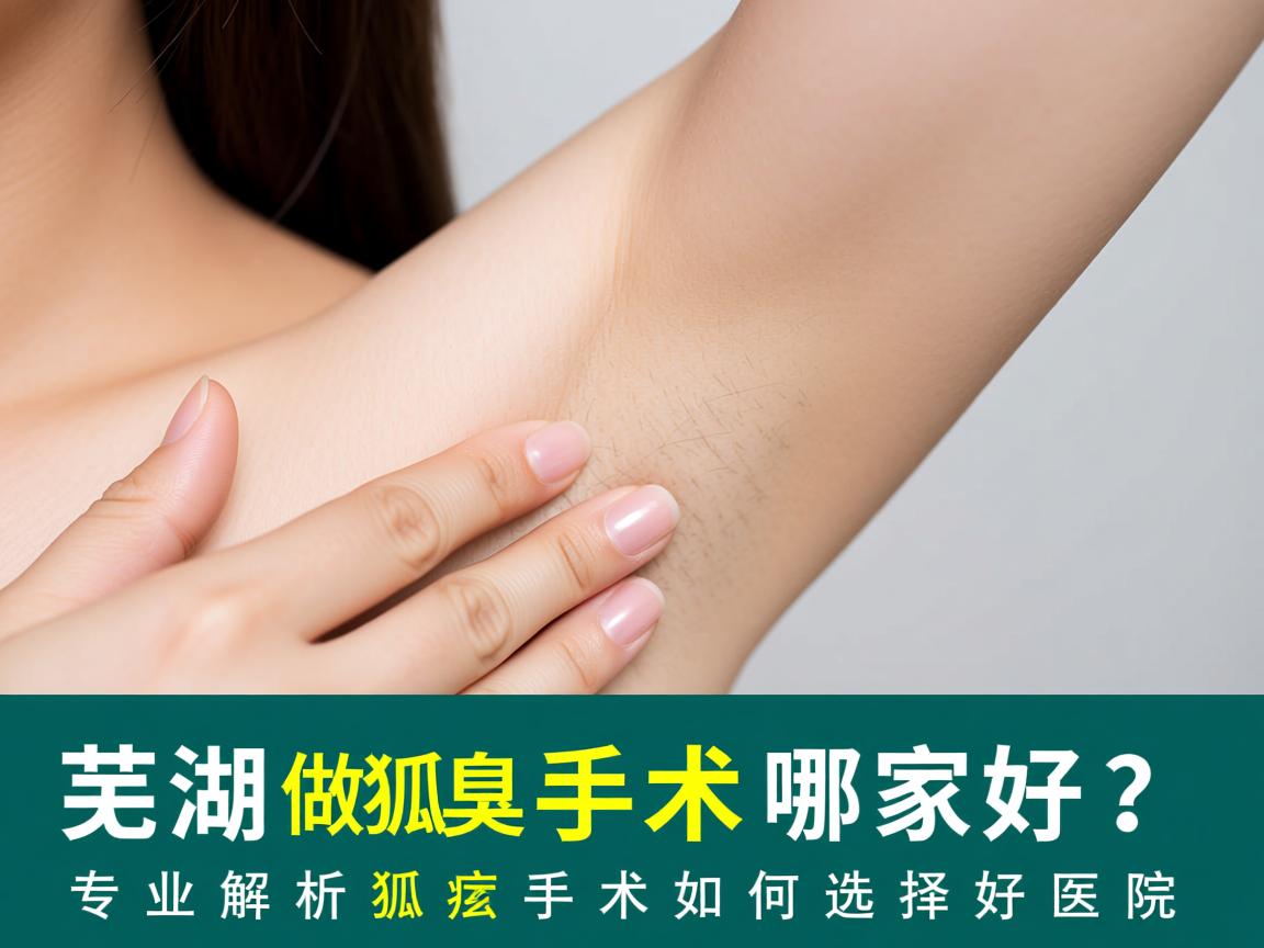 芜湖做狐臭手术哪家好？专业解析狐臭手术如何选择好医院
