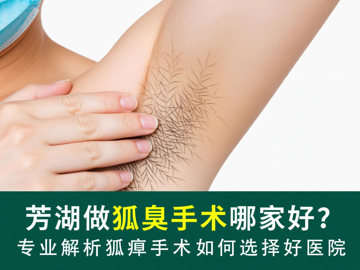 芜湖做狐臭手术哪家好？专业解析狐臭手术如何选择好医院