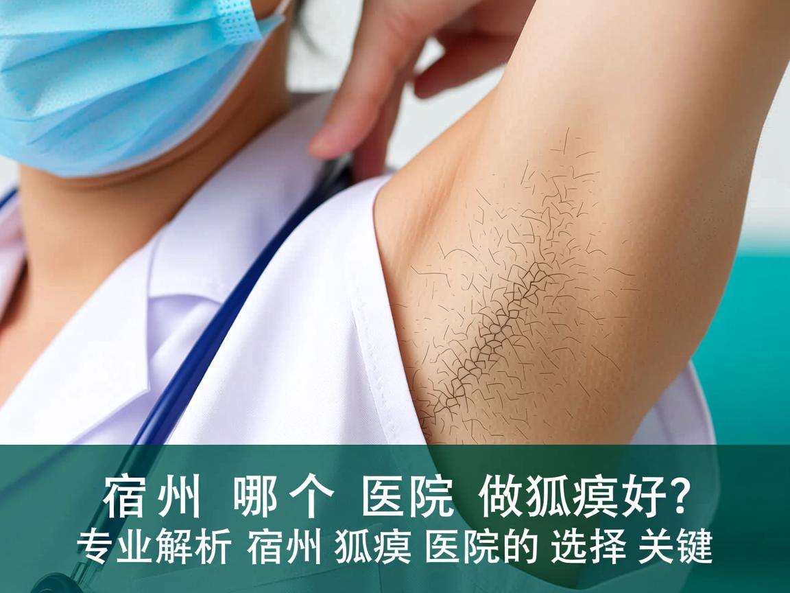 宿州哪个医院做狐臭好？专业解析宿州狐臭医院的选择关键