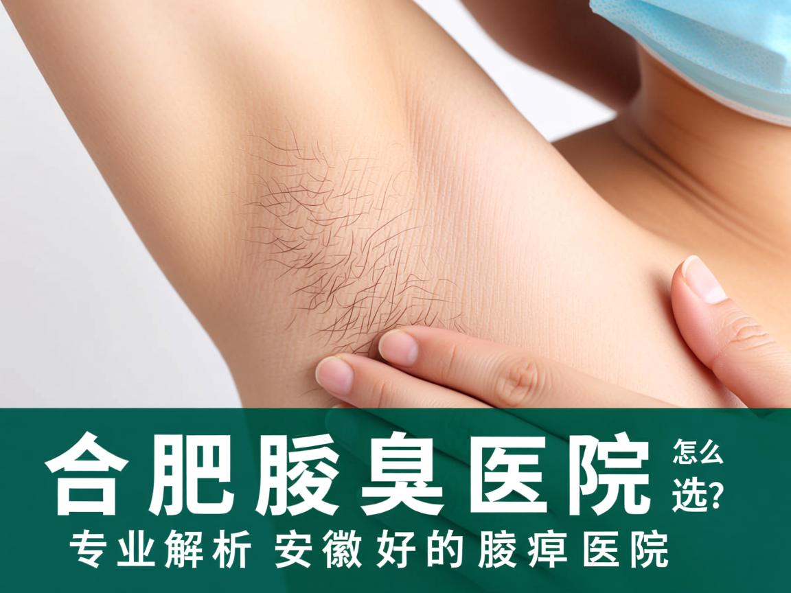 合肥腋臭医院怎么选？专业解析安徽好的腋臭医院