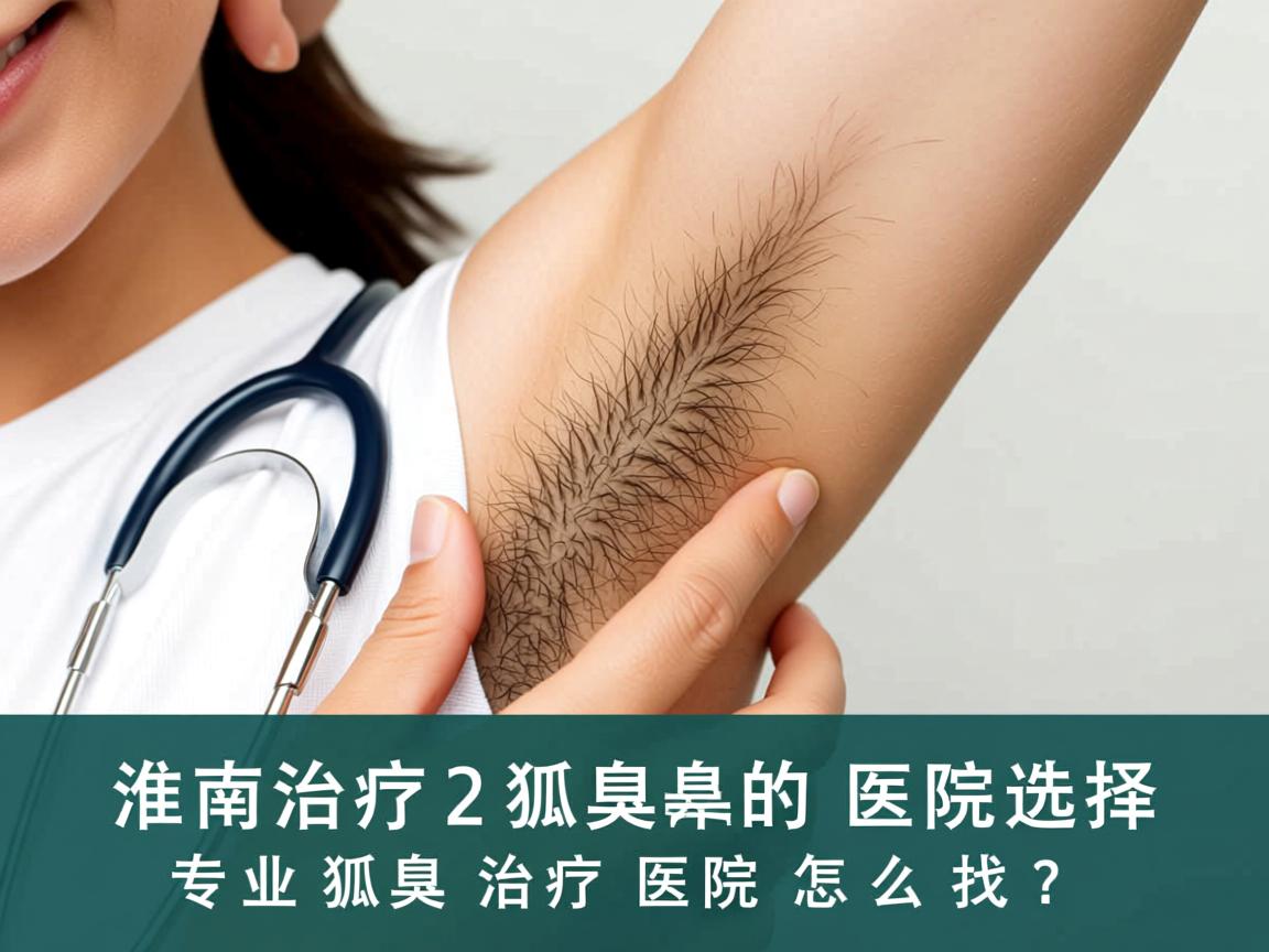 淮南治疗狐臭的医院选择，专业狐臭治疗医院怎么找？