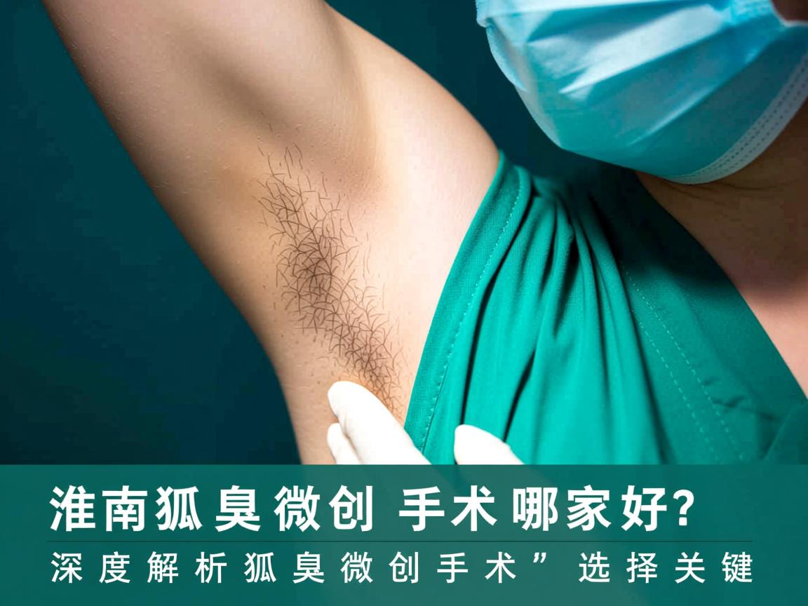 淮南狐臭微创手术哪家好?深度解析狐臭微创手术的选择关键 淮南狐臭微创手术哪家好?深度解析狐臭微创手术的选择关键