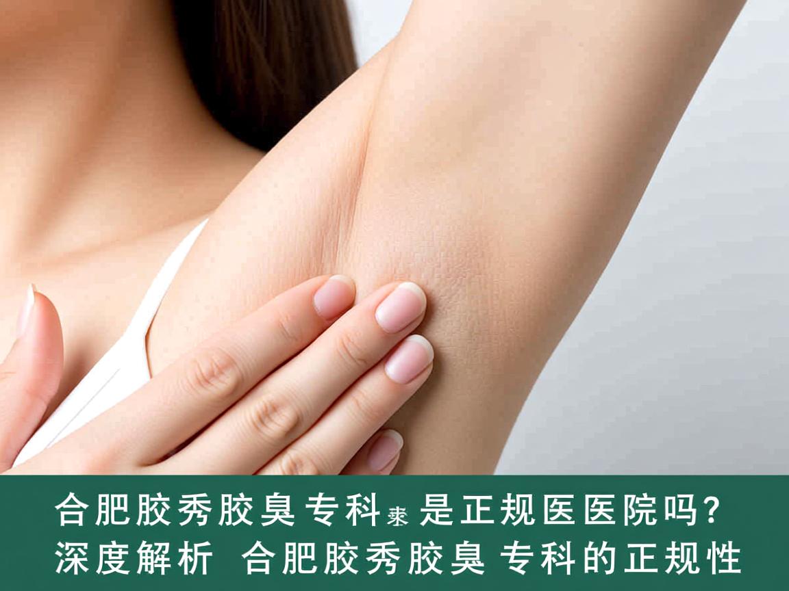 合肥腋秀腋臭专科是正规医院吗？深度解析合肥腋秀腋臭专科的正规性