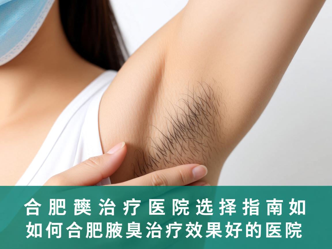 合肥腋臭治疗医院选择指南，如何找到合肥腋臭治疗效果好的医院