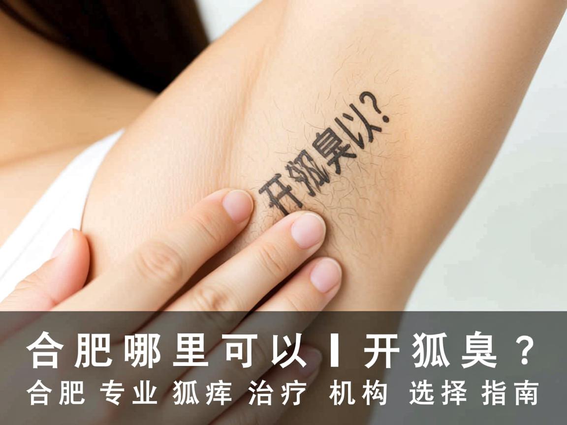 合肥哪里可以开狐臭?合肥专业狐臭治疗机构选择指南 合肥哪里可以开狐臭?合肥专业狐臭治疗机构选择指南