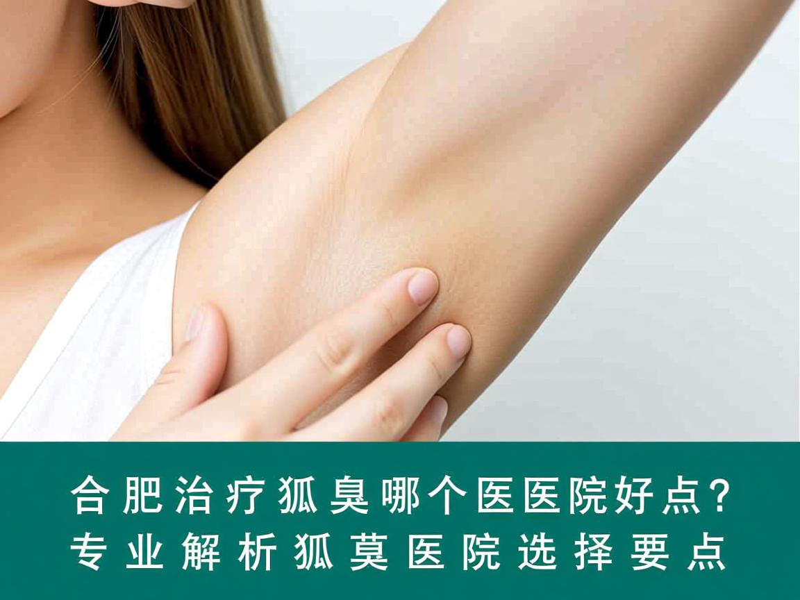 合肥治疗狐臭哪个医院好点？专业解析狐臭医院选择要点