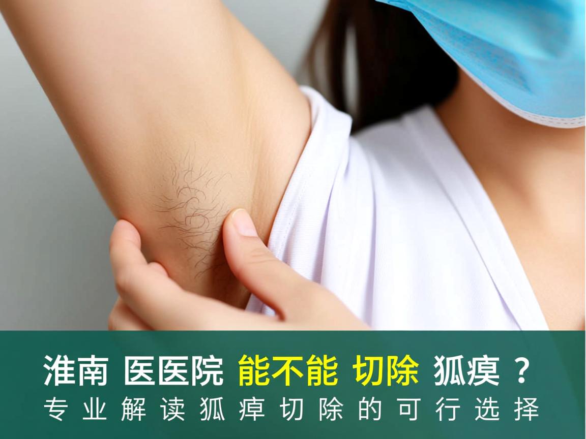 淮南医院能不能切除狐臭？专业解读狐臭切除的可行选择