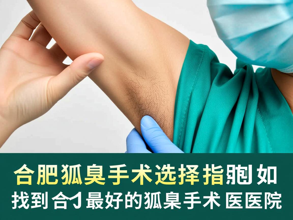 合肥狐臭手术选择指南，如何找到合肥最好的狐臭手术医院