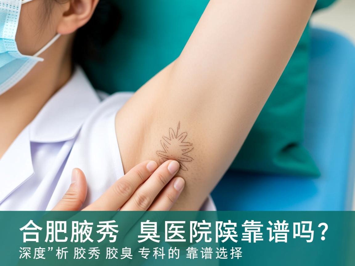 合肥腋秀腋臭医院靠谱吗？深度解析腋秀腋臭专科的靠谱选择