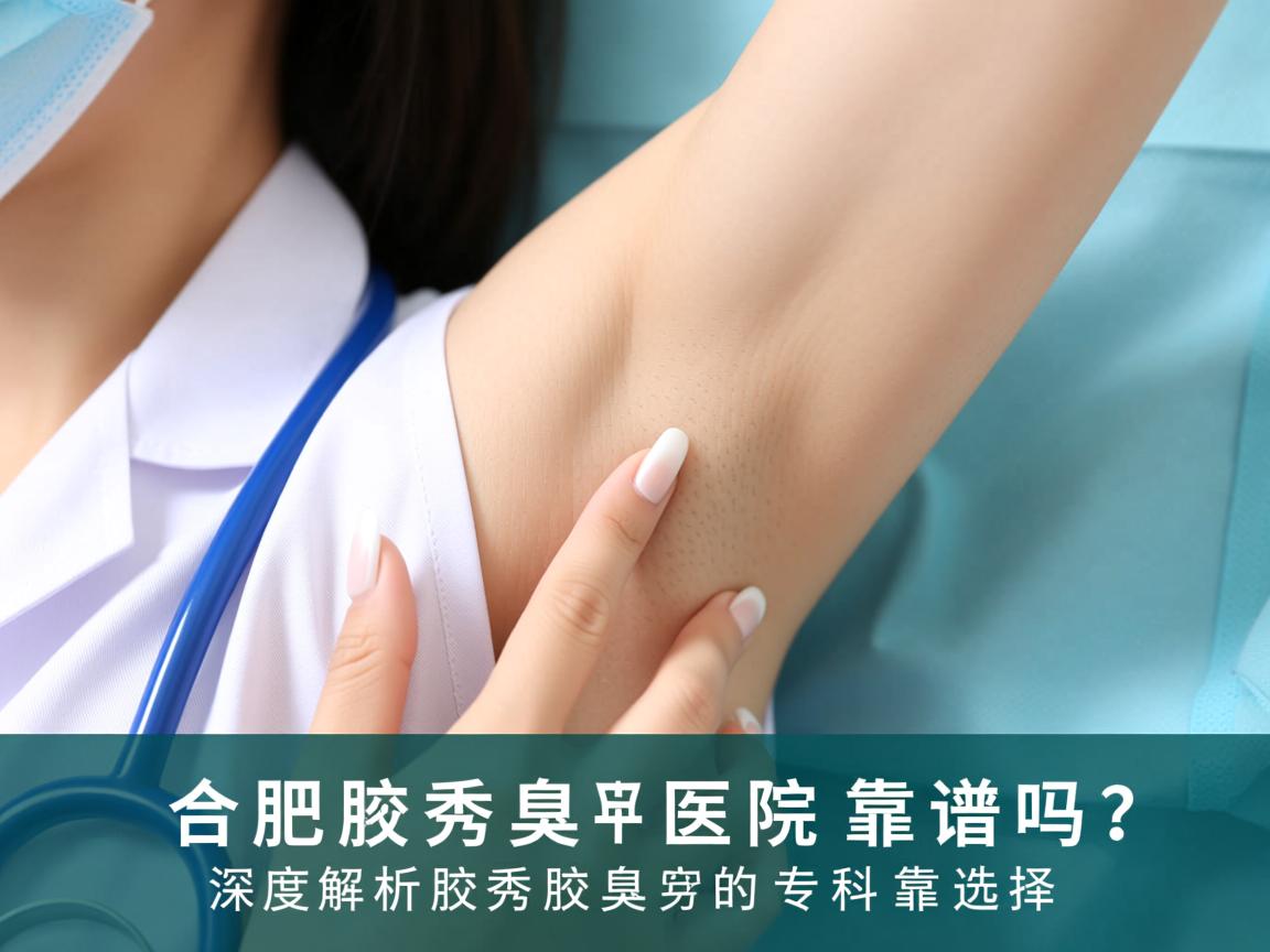 合肥腋秀腋臭医院靠谱吗？深度解析腋秀腋臭专科的靠谱选择