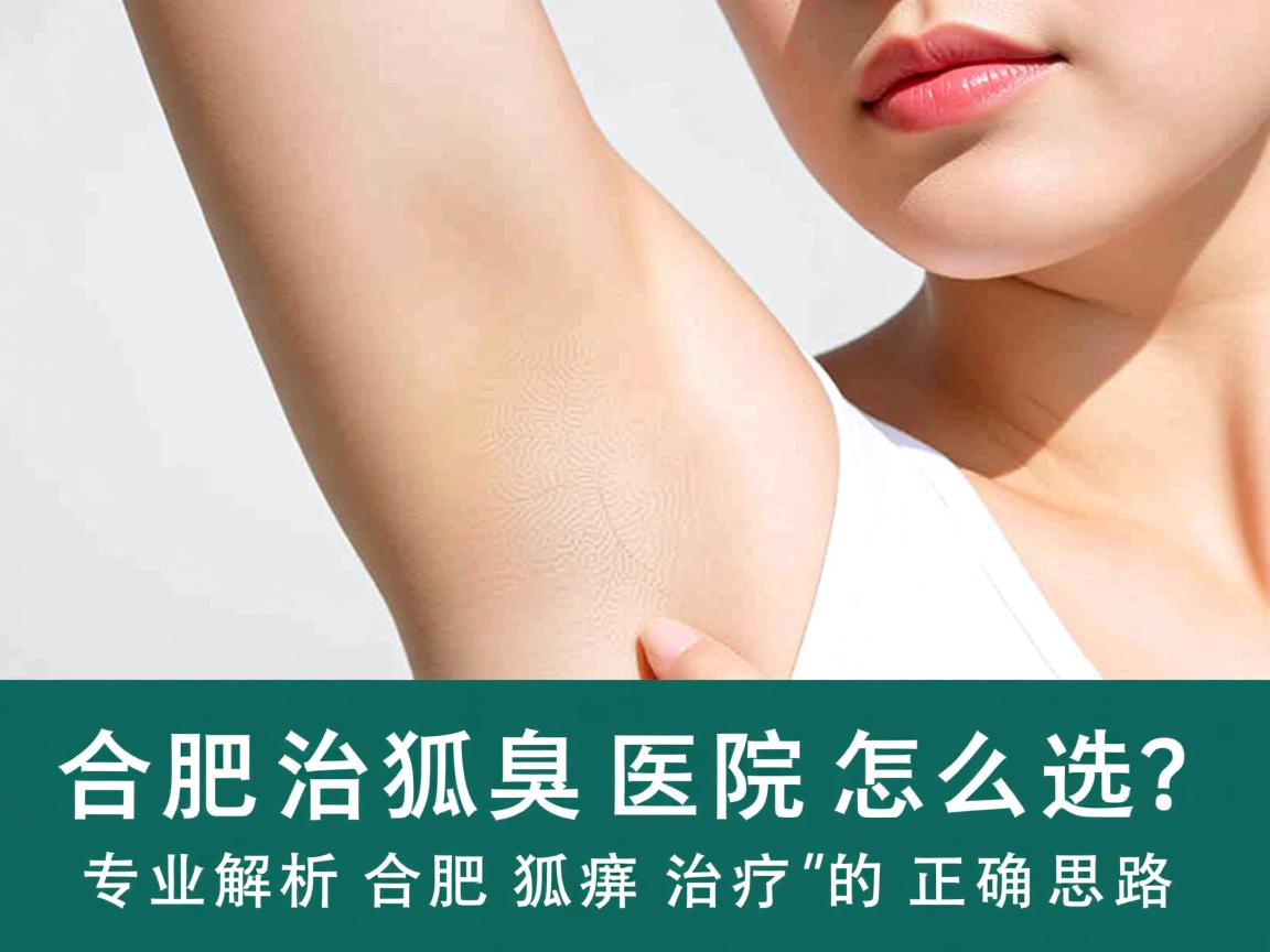 合肥治狐臭医院怎么选？专业解析合肥狐臭治疗的正确思路