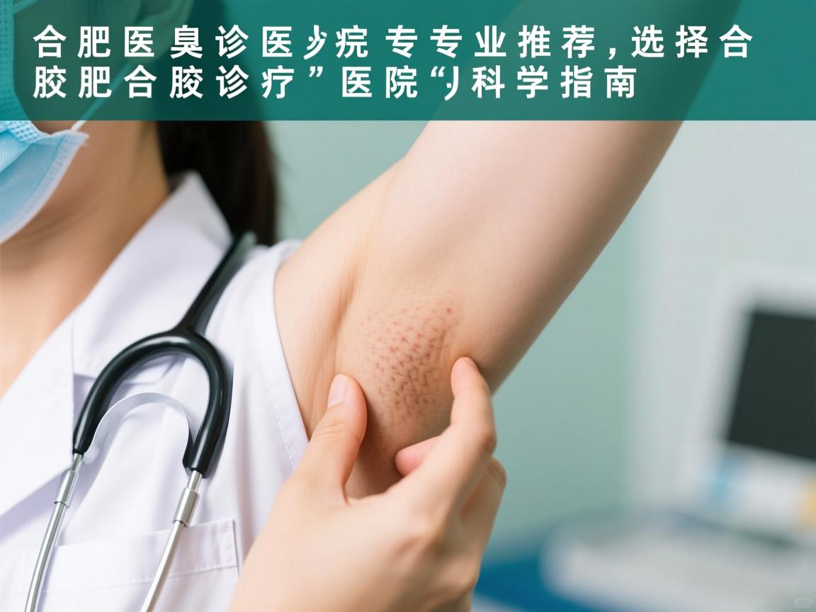 合肥腋臭诊疗医院专业推荐，选择合肥腋臭诊疗医院的科学指南