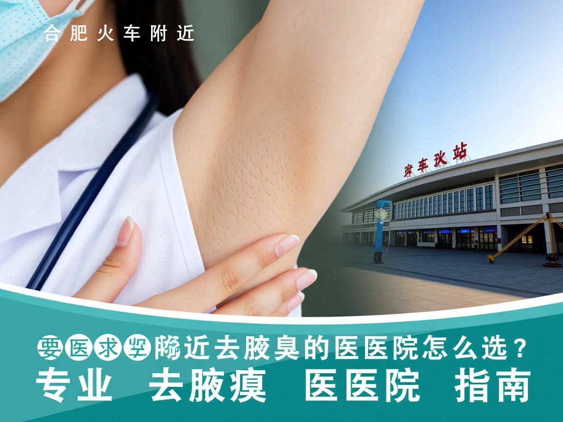 合肥火车站附近去腋臭的医院怎么选？专业去腋臭医院指南