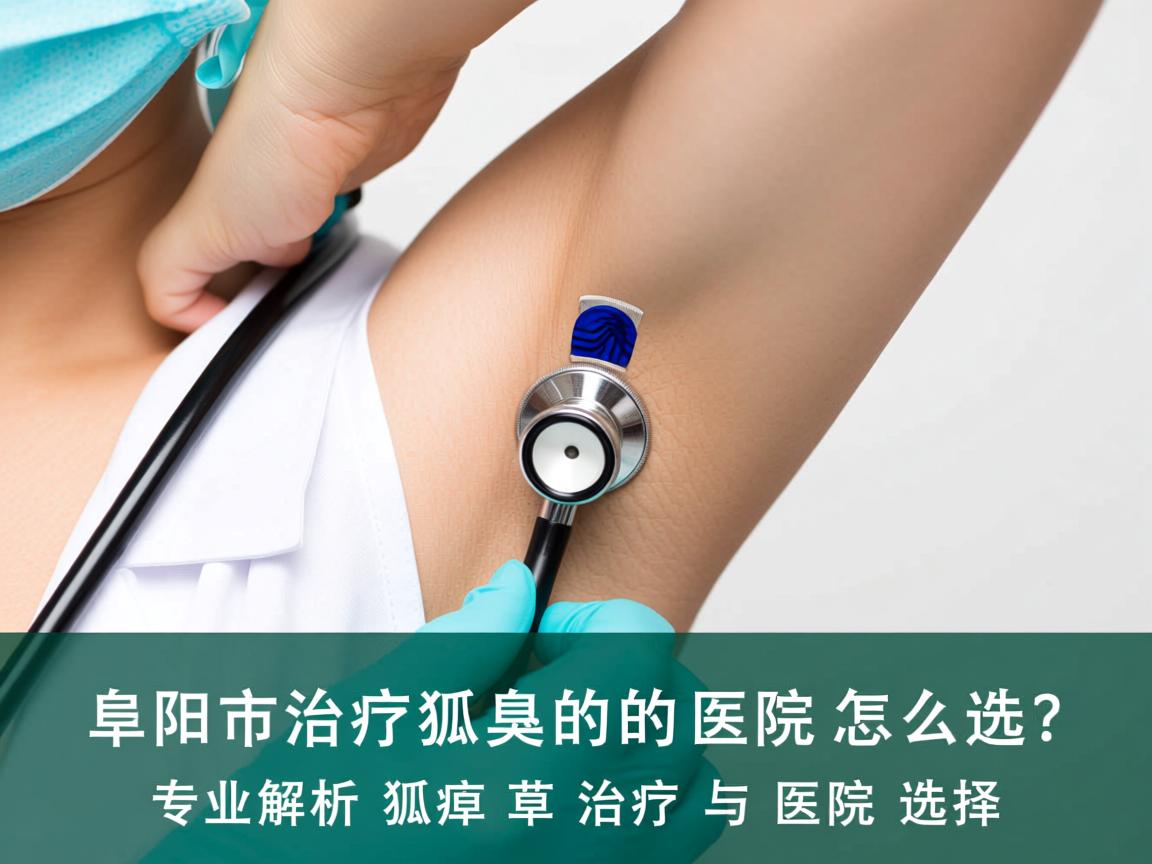 阜阳市治疗狐臭的医院怎么选？专业解析狐臭治疗与医院选择