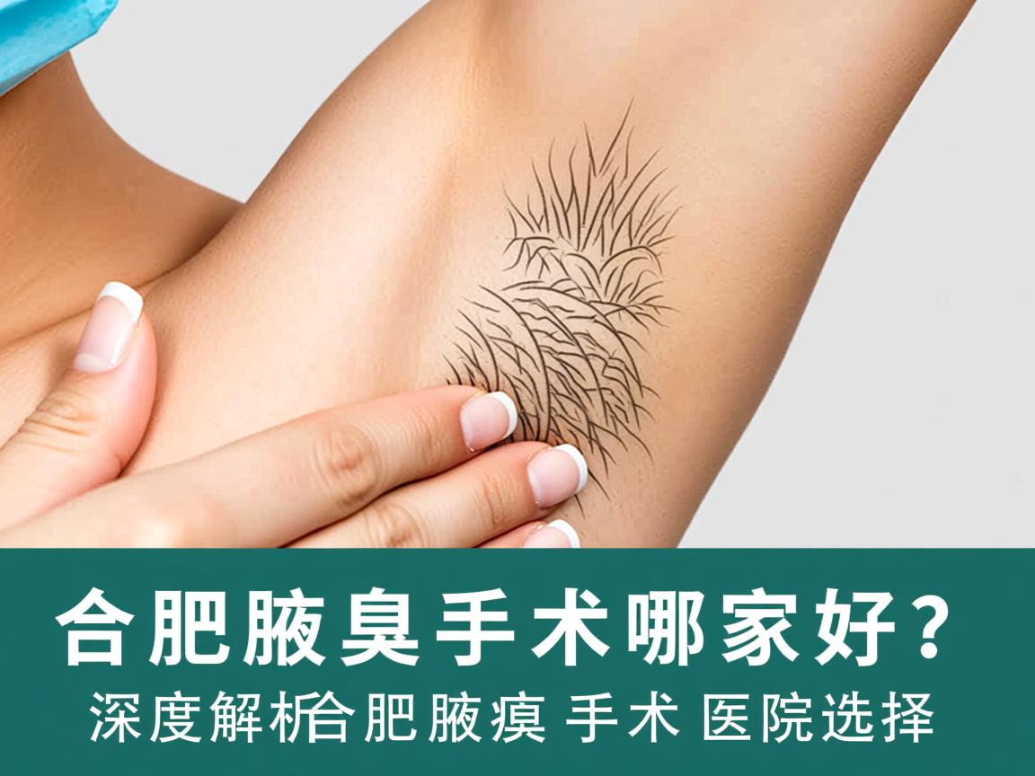 合肥腋臭手术哪家好？深度解析合肥腋臭手术医院选择