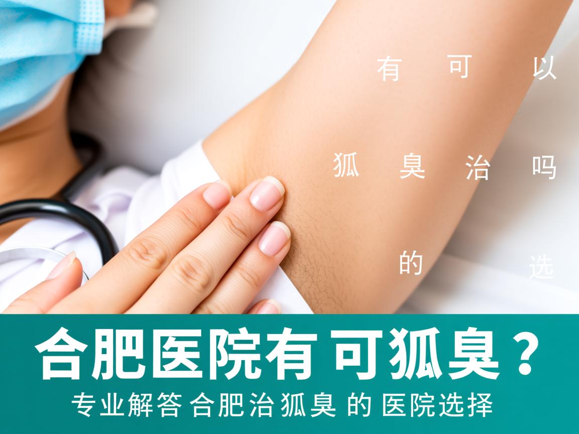 合肥医院有可以治狐臭的吗？专业解答合肥治狐臭的医院选择