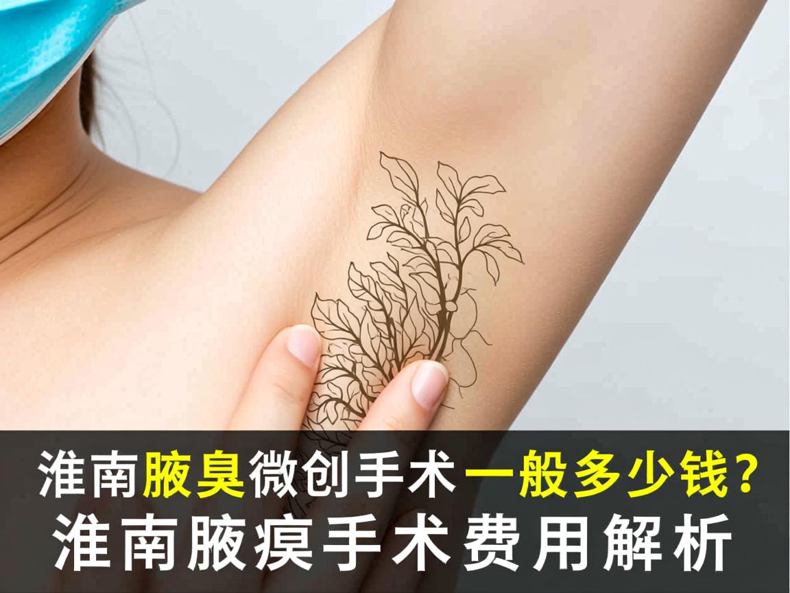 淮南腋臭微创手术一般多少钱？淮南腋臭手术费用解析