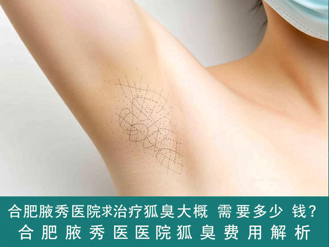 合肥腋秀医院治疗狐臭大概需要多少钱？合肥腋秀医院狐臭费用解析